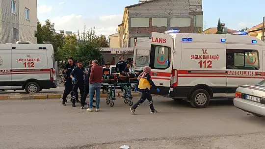 Motosikletin takla atma anları kameraya yansıdı