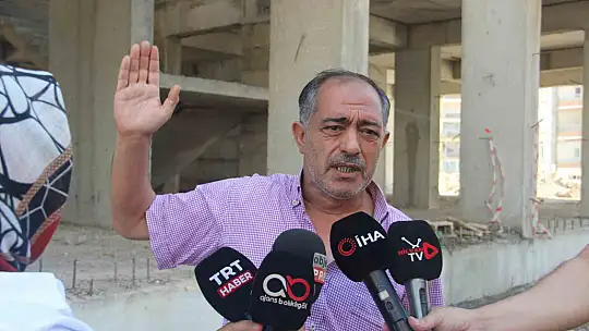 Müteahhit kendisini ihbar etti: Bina mühürlenerek yıkımı yapıldı