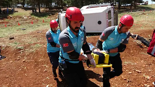 Nefes kesen UMKE Tatbikatı yapıldı
