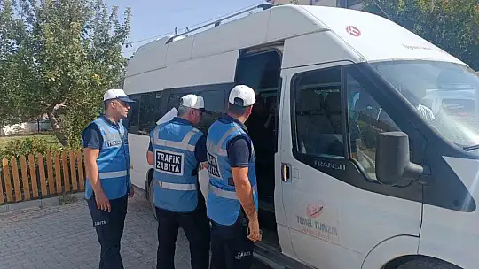 Adıyaman'da zabıta ekiplerince öğrenci servislerine yönelik denetimler devam ediyor