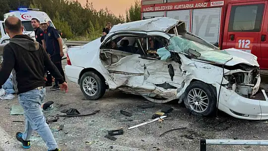 Osmaniye'de 4 aracın karıştığı zircirleme kaza: 1 ölü, 6 yaralı