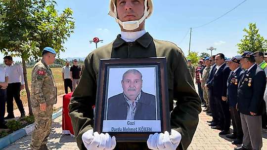 Osmaniye'de Kıbrıs gazisi Durdu Mehmet Köken son yolculuğuna uğurlandı