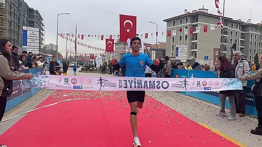 Osmaniye Uluslararası Yarı Maratonu renkli görüntülere sahne oldu