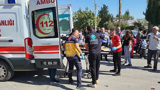 Adıyaman otomobil bisiklete çarptı