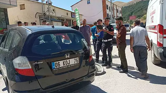 Otomobil ile motosiklet çarpıştı: 2 yaralı