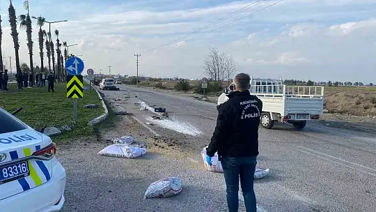 Otomobil ile üç tekerlekli motosiklet çarpıştı: 1 ölü