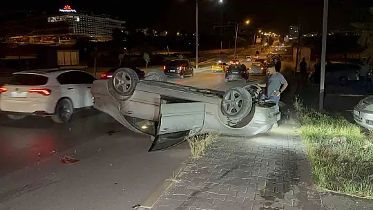 Otomobil takla attı: 2 yaralı