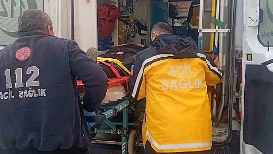 Otomobilin çarptığı yaya yaralandı