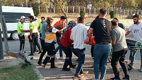 Adıyaman'da otomobille motosiklet çarpıştı! 2 kişi yaralandı