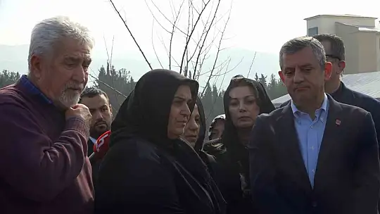 Özgür Özel Osmaniye'de depremzedelerle bir araya geldi