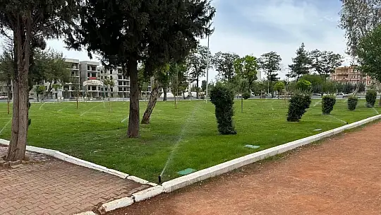 Park ve bahçelerde sondaj suyu kullanılacak
