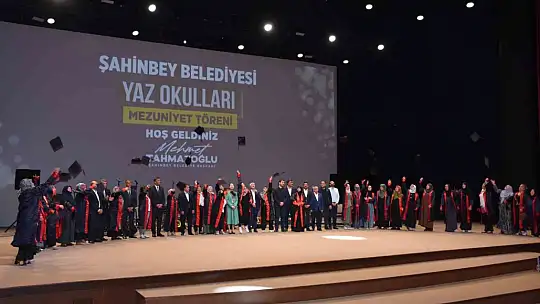 Şahinbey Belediyesi yaz okulu mezuniyet töreni düzenlendi