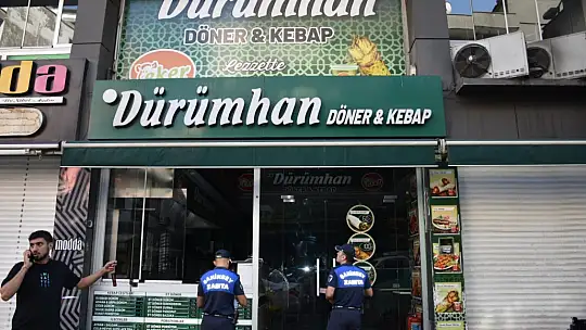 Şahinbey'de tarihi geçmiş ürün kullanan dürümcüye kapatma cezası