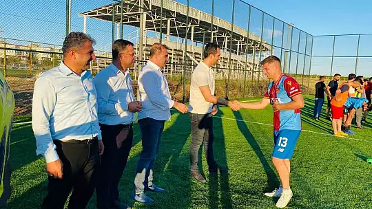 Samsat'ta kurumlar arası futbol turnuvası düzenlendi