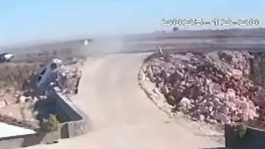 Şanlıurfa'da 5 kişinin yaralandığı kaza anı kamerada