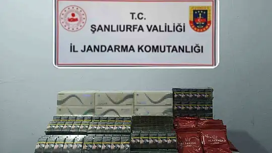 Şanlıurfa'da 7 bin 958 paket kaçak sigara ele geçirildi