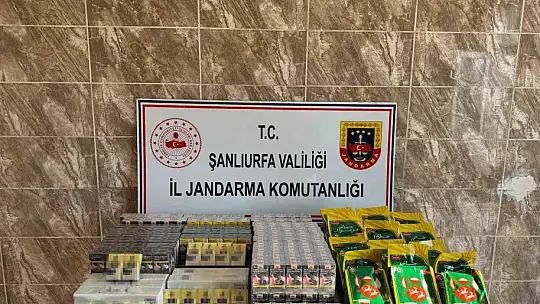Şanlıurfa'da 7 bin 958 paket kaçak sigara ele geçirildi