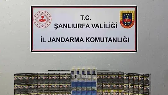Şanlıurfa'da 7 bin 958 paket kaçak sigara ele geçirildi