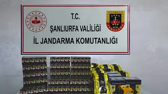 Şanlıurfa'da 7 bin 958 paket kaçak sigara ele geçirildi