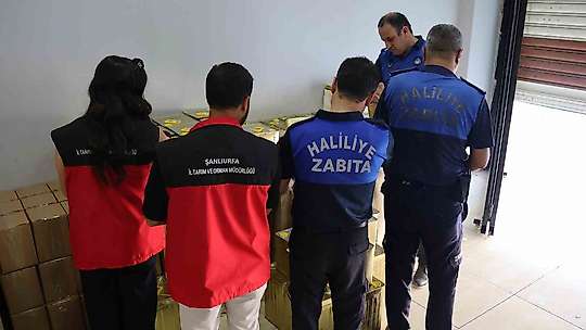 Şanlıurfa'da 875 kilo sade yağa el konuldu