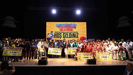 Şanlıurfa'da amatör spor kulüplerine 6 milyon lira destek