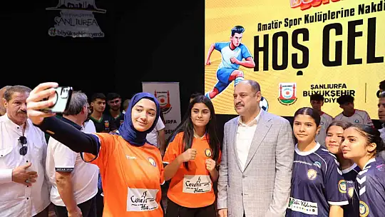 Şanlıurfa'da amatör spor kulüplerine 6 milyon lira destek