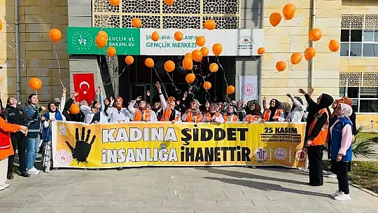 Şanlıurfa'da çiğköfteli ve halaylı 'Kadına şiddete hayır' etkinliği