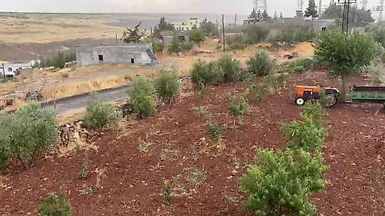 Şanlıurfa'da dolu ve yağmur yağışı etkili oldu
