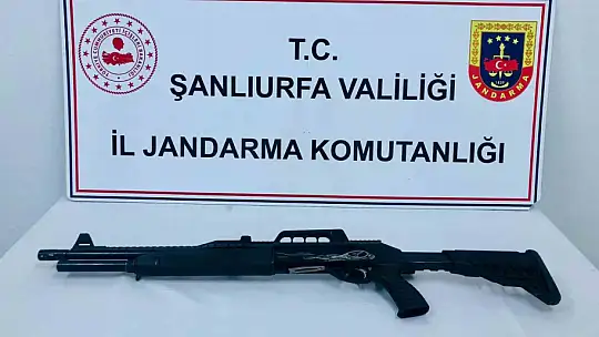 Şanlıurfa'da ruhsatsız silah operasyonu
