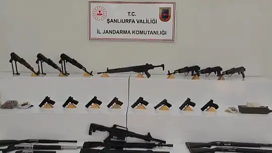 Şanlıurfa'da silah kaçakçılarına operasyon: 12 gözaltı