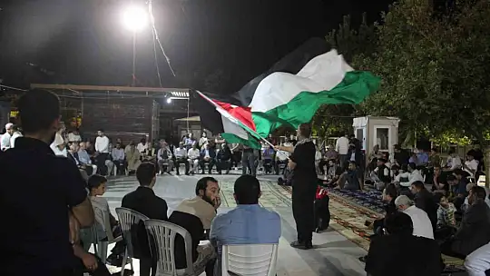Şanlıurfa'da Sumud Filosu'na destek nöbeti