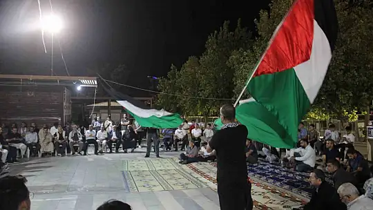 Şanlıurfa'da Sumud Filosu'na destek nöbeti