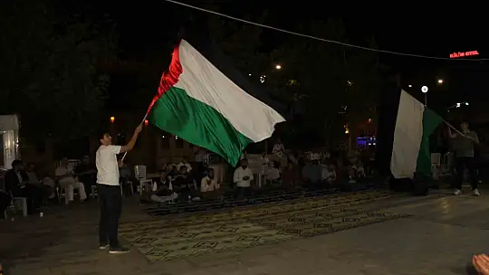 Şanlıurfa'da Sumud Filosu'na destek nöbeti