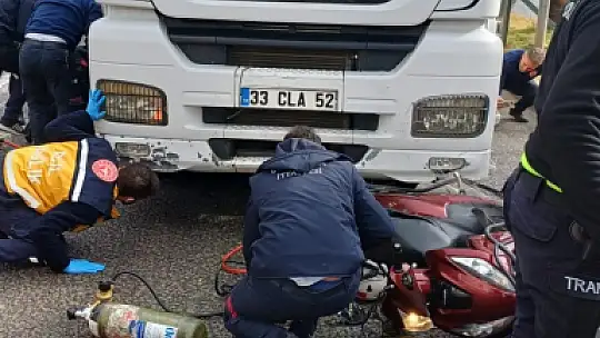 Şanlıurfa'da tır ile motosiklet çarpıştı: 1 ölü