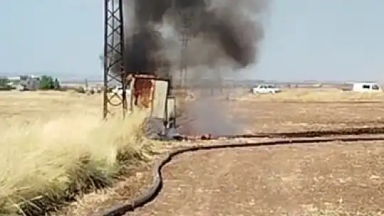 Şanlıurfa'da trafo yangını korkuttu