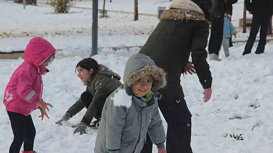 Şanlıurfa'da yıllar sonra kar sevinci: Çocuklar kartopu oynadı, yetişkinler halay çekti