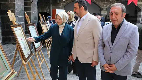 Şehit yakınları ve gaziler için 'Sanatla Yaşam Sergisi' Diyarbakır'da açıldı