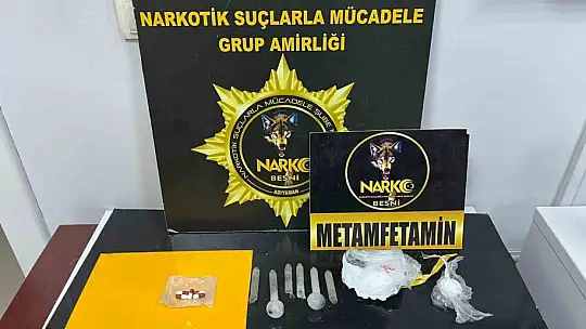 Ses sistemine gizlenmiş uyuşturucu ele geçirildi