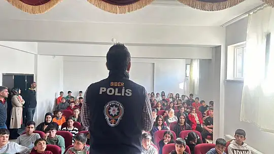 SİBERAY Projesi kapsamında öğrenciler bilgilendirildi