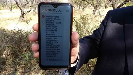 Sulama Birliğinden görme engelli öğretmene icra şoku