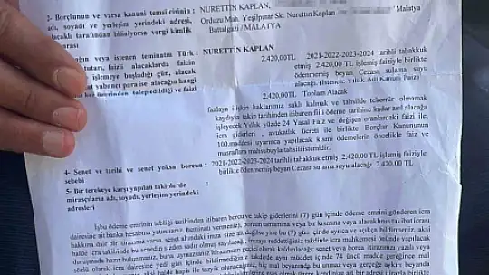 Sulama Birliğinden görme engelli öğretmene icra şoku