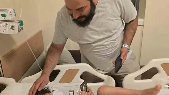Suriye'de kuyuya düşen çocuk kurtarılarak tedavi için Şanlıurfa'ya getirildi