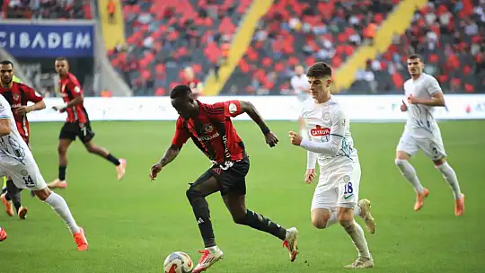 Trendyol Süper Lig: Gaziantep FK: 2 - Çaykur Rizespor: 2 (Maç sonucu)