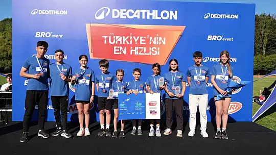 Türkiye'nin en hızlı çocukları belli oldu
