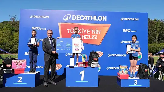 Türkiye'nin en hızlı çocukları belli oldu