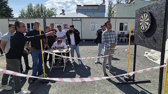 Tut ilçesinde dart turnuvası tamamlandı
