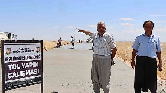 Üç ilçeyi birbirine bağlayan yolda çalışmalar sürüyor