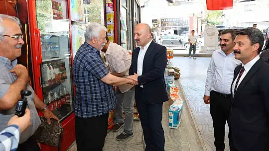 Vali Osman Varol, Besni esnafını ziyaret etti