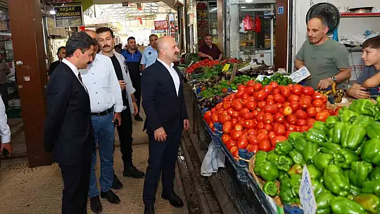 Vali Osman Varol, Besni esnafını ziyaret etti