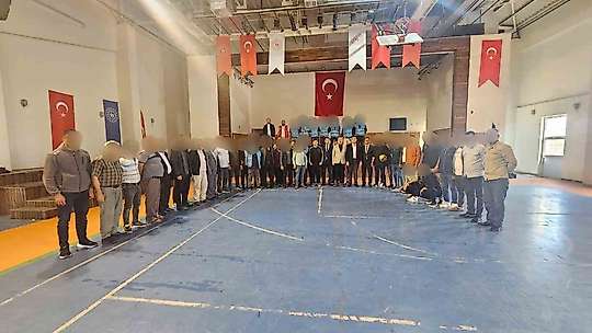 Viranşehir'de yükümlüler kıyasıya yarıştı